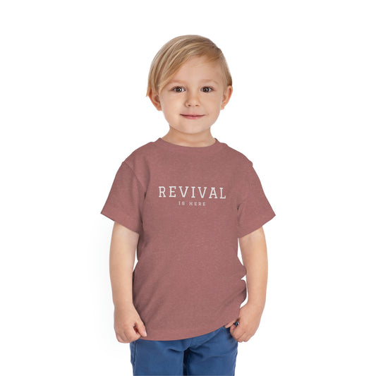 Toddler Short Sleeve Tee (White Text - Pick Your Shirt Color)