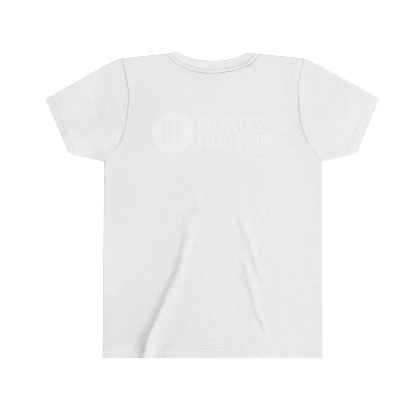Youth Short Sleeve Tee (White Text - Pick Your Color)